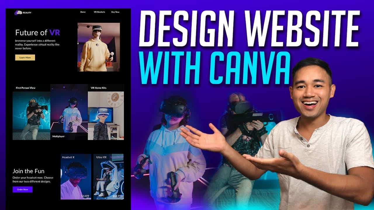 How to Design a Website Using Canva Beginner Tutorial