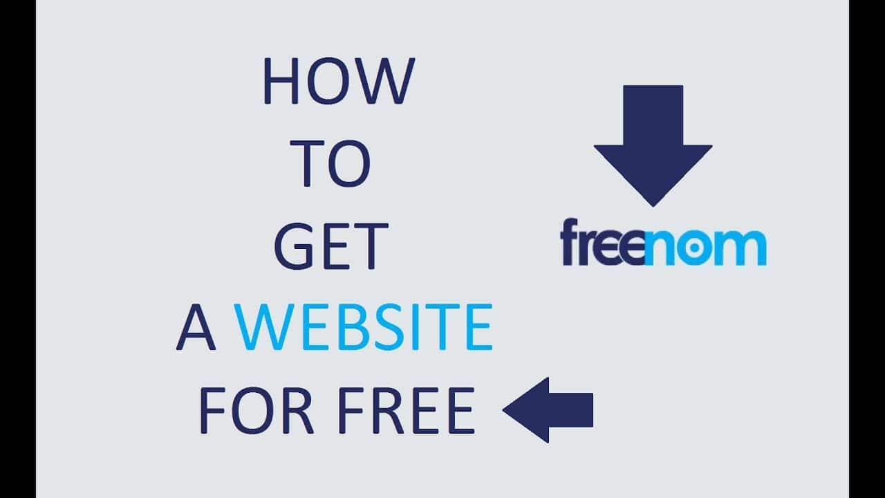 How to get a Website for free and design it ( Using Freenom )