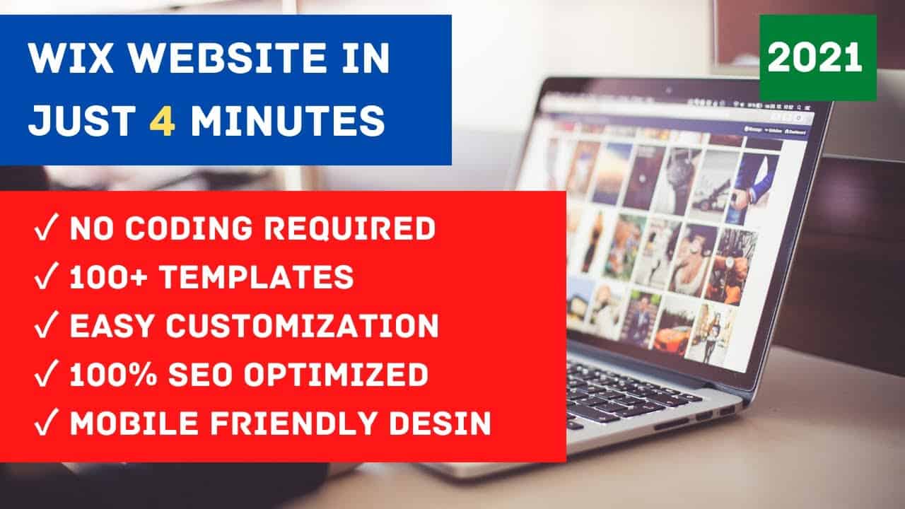 How to make WIX WEBSITE in just 4 Minutes for FREE | 2021 | HINDI, URDU