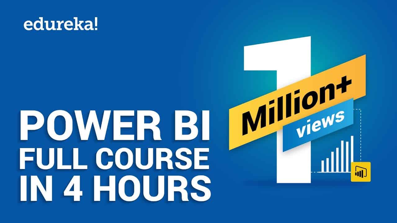 Power BI Full Course - Learn Power BI in 4 Hours | Power BI Tutorial for Beginners | Edureka
