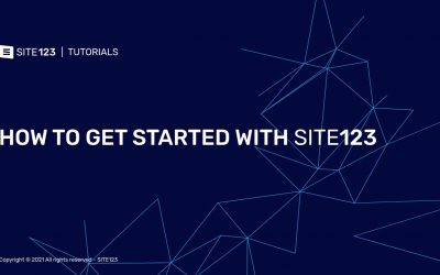 Do It Yourself – Tutorials – SITE123 – How to Create a Website with SITE123