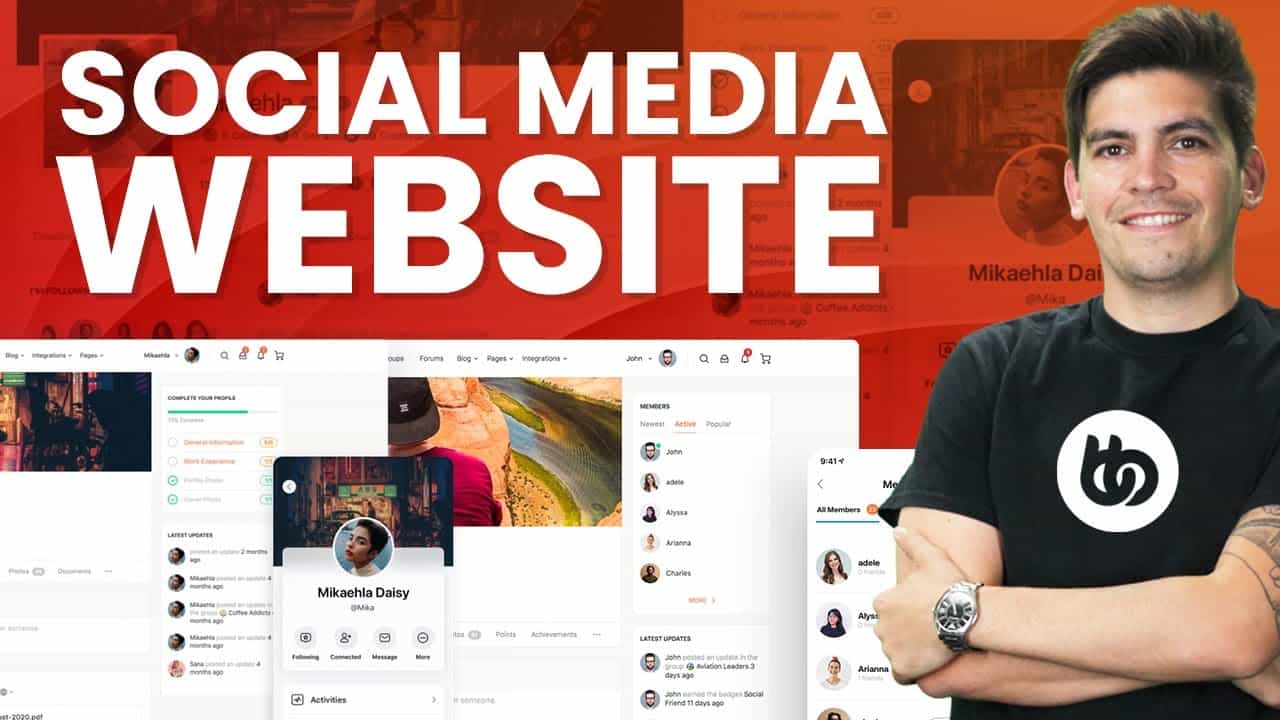 How to Create A Social Media & Community Website with WordPress & Buddyboss 2021 (Like FaceBook)