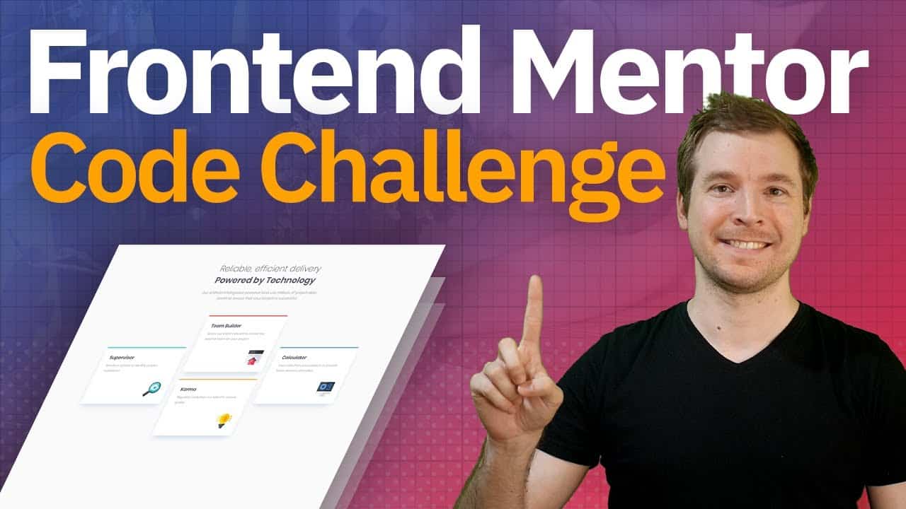 Frontend Mentor Challenge | Coding Challenge with HTML & CSS