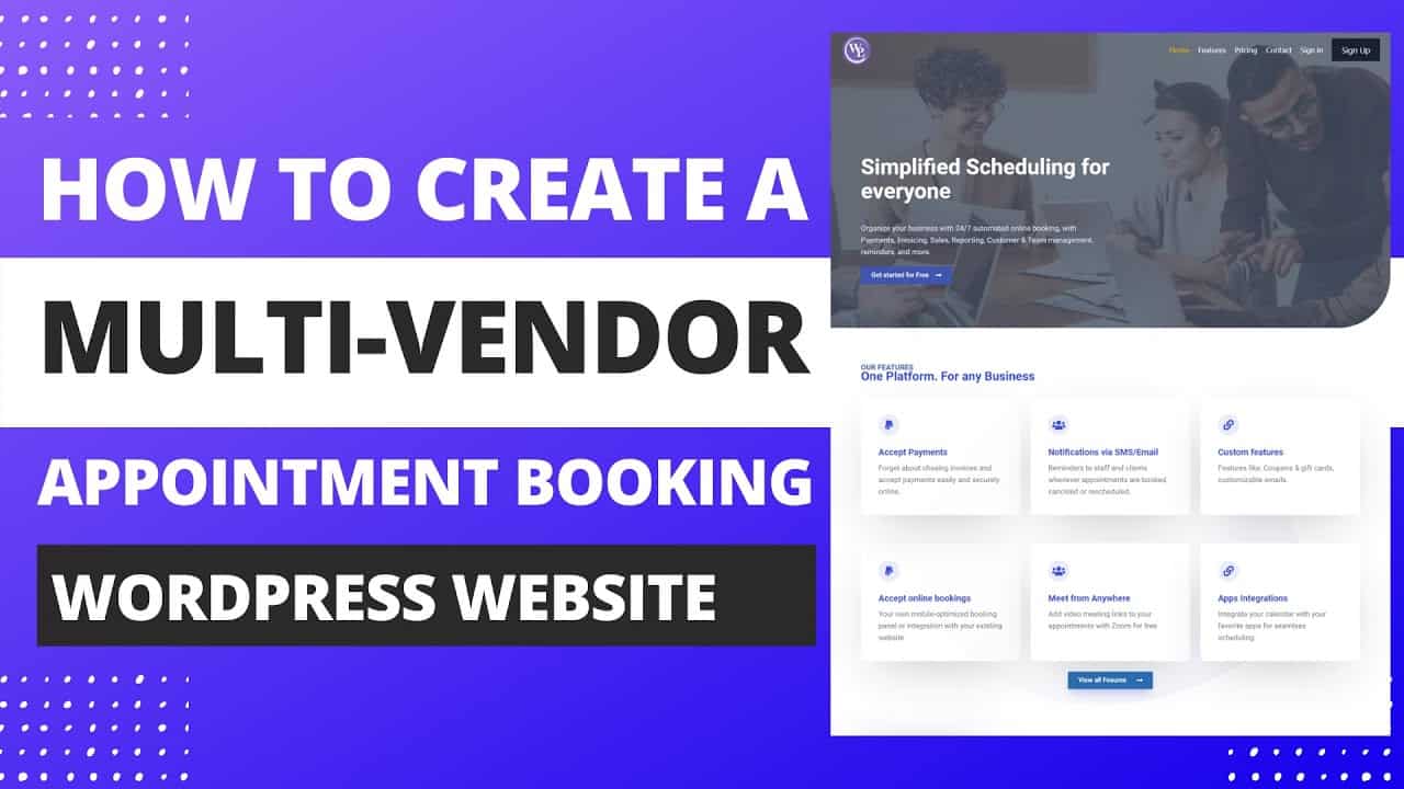 How To Create A Multi-Vendor Appointment Booking Website With WordPress | Booknetic Saas Tutorial.