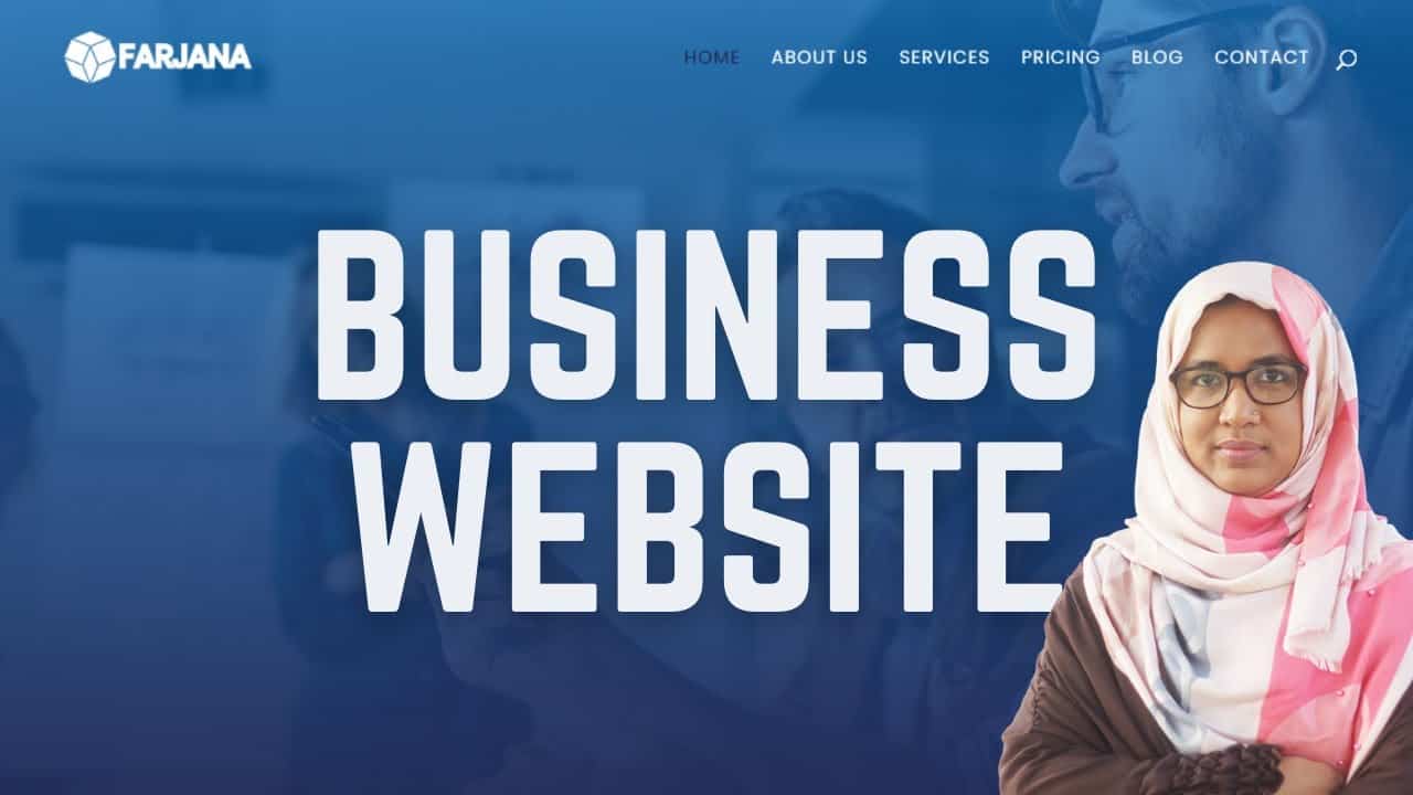 How to make a business website using wordpress | Step by step