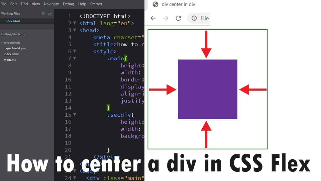 How to Center a Div in CSS Flex in Hindi || Nemtech Official