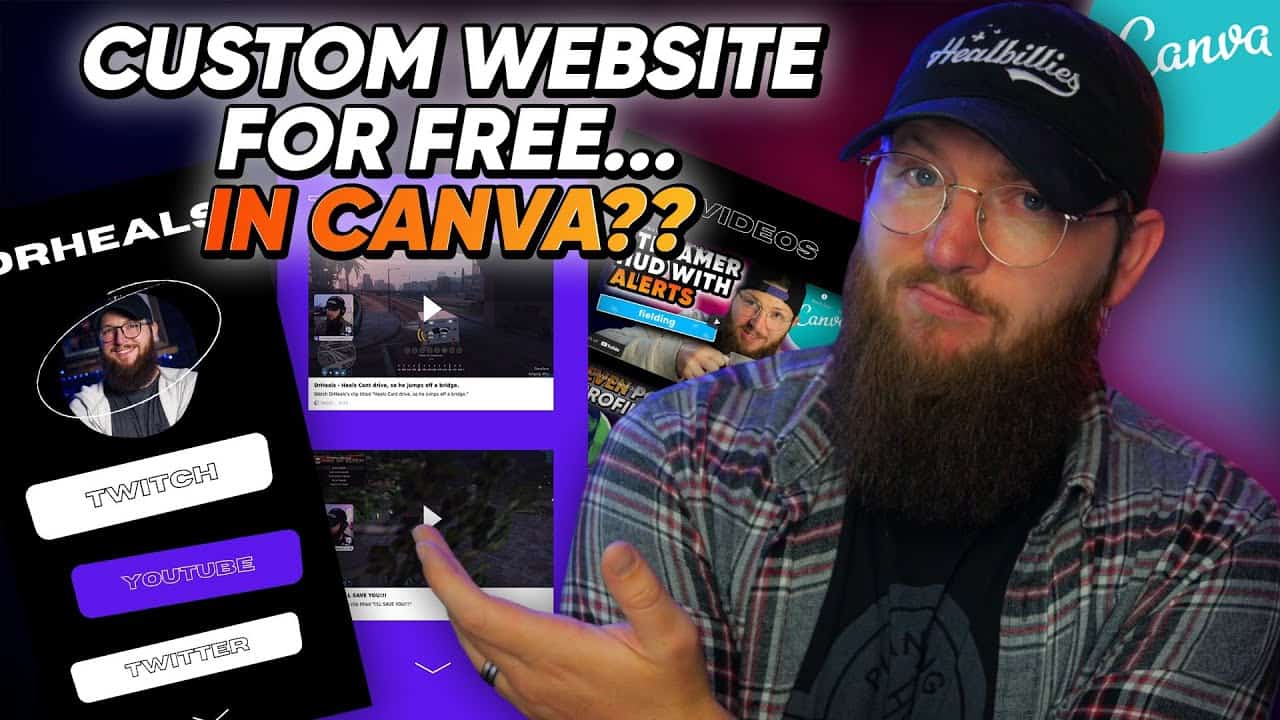 Build Your Free Website in Canva! [Canva Tutorial]