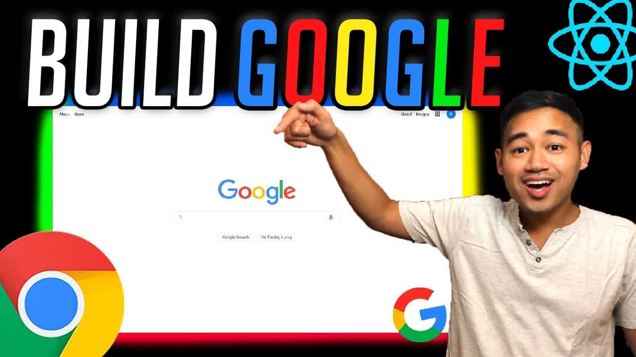 How to Make Google Website Using React JS & Styled Components - Beginner Tutorial