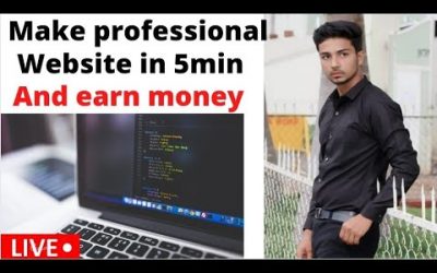 Do It Yourself – Tutorials – how to create your own website ||  how to earn from your website || make your own website in 5 mints