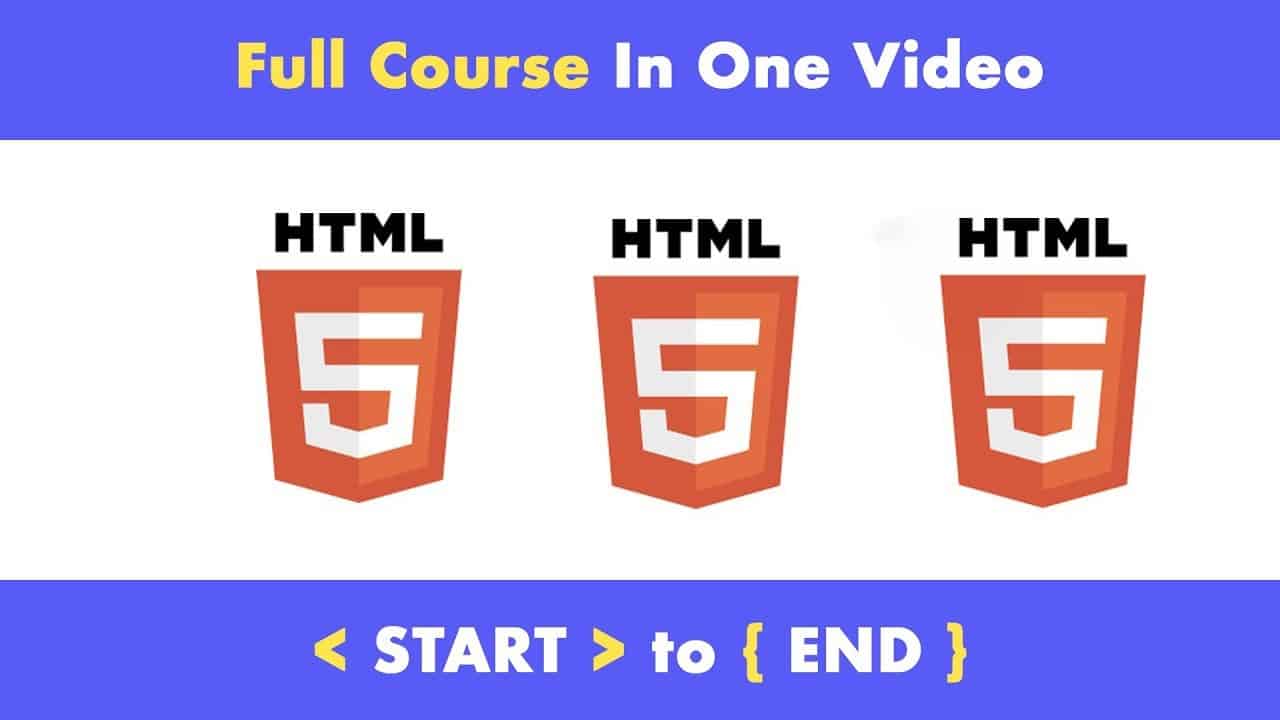 Complete HTML 5 Tutorial from scratch