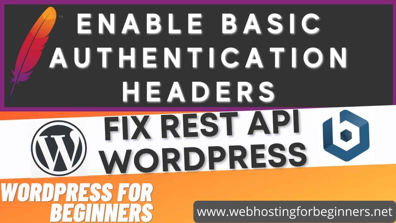 Fix #WordPress REST API Authentication in #APACHE/#BITNAMI [TUTORIAL]