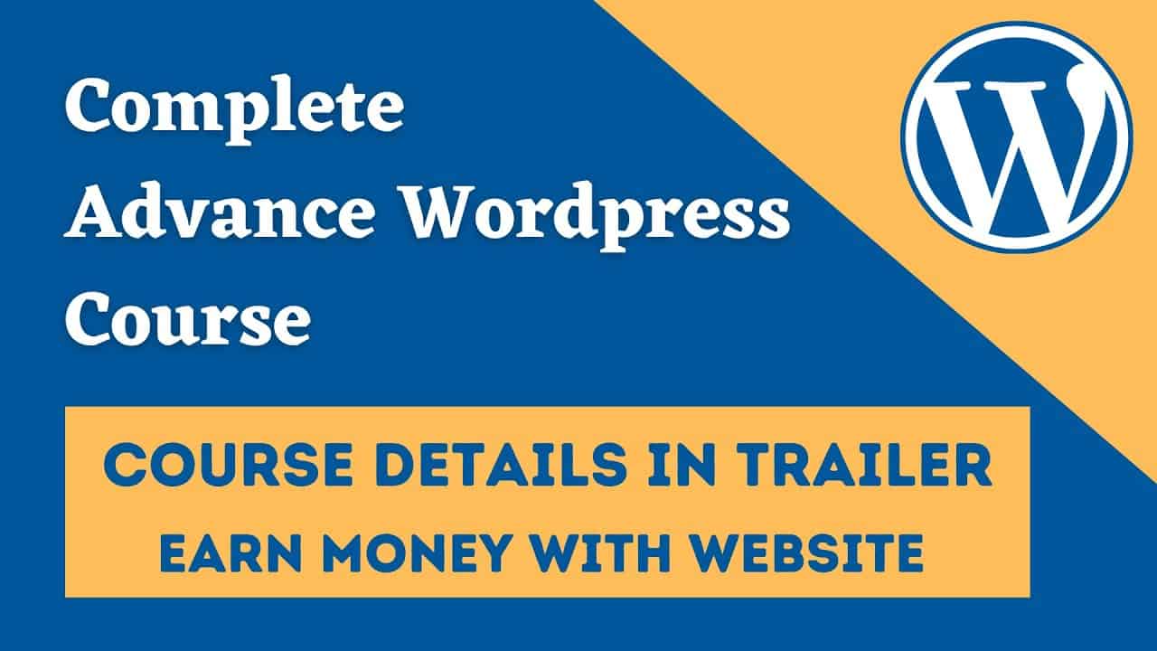 Wordpress Course Trailer | Az SoftwareHouse