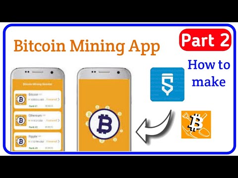 How to make your own bitcoin mining app without coding in smartphone