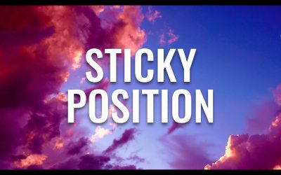 Do It Yourself – Tutorials – How To Create a Sticky Effect in Editor X | Editor X Tutorial