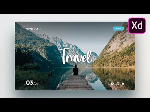 Adobe Xd Web Design - How to design a simple website in Adobe Xd for beginners (2020)