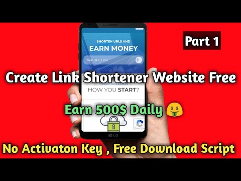 Create Own Link Shortener Website Free With Activation Hindi || URL Shortener Development Tutorial