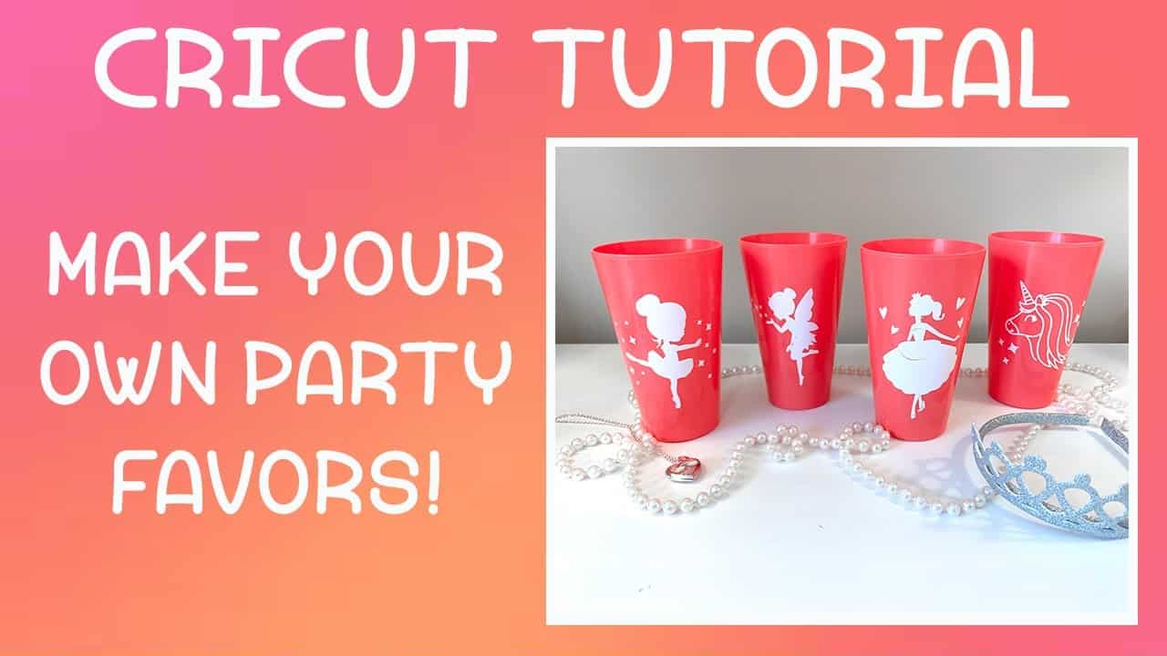 Cricut Tutorial: Make your own Party Favors!