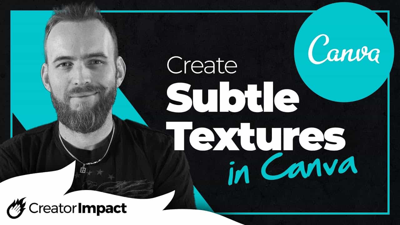 How to Create subtle Textures in Canva (for Social Media, Web and Graphic Designs)
