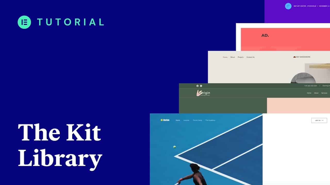 How to Use the Elementor Kits Library