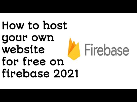 How to host your own website on firebase using mobile phone tutorial