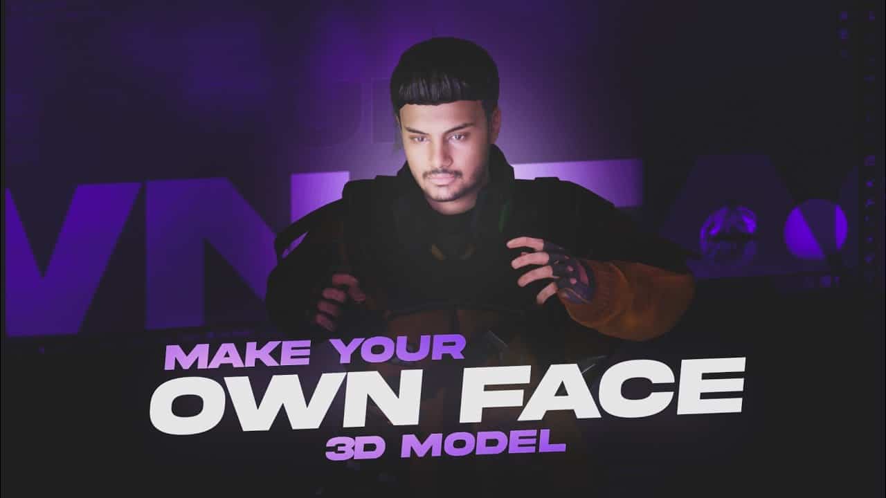 Make Your Own Face 3D Model| Blender Tutorial| Amdroid