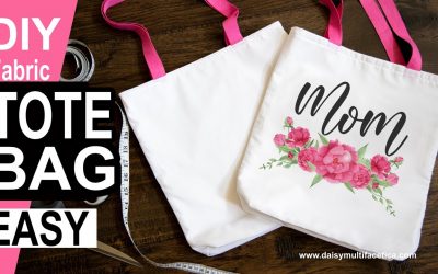 Do It Yourself – Tutorials – The BEST Tote Bag Tutorial + How to Make an Easy Fabric Tote Bag + Sewing Sublimation Blanks #2
