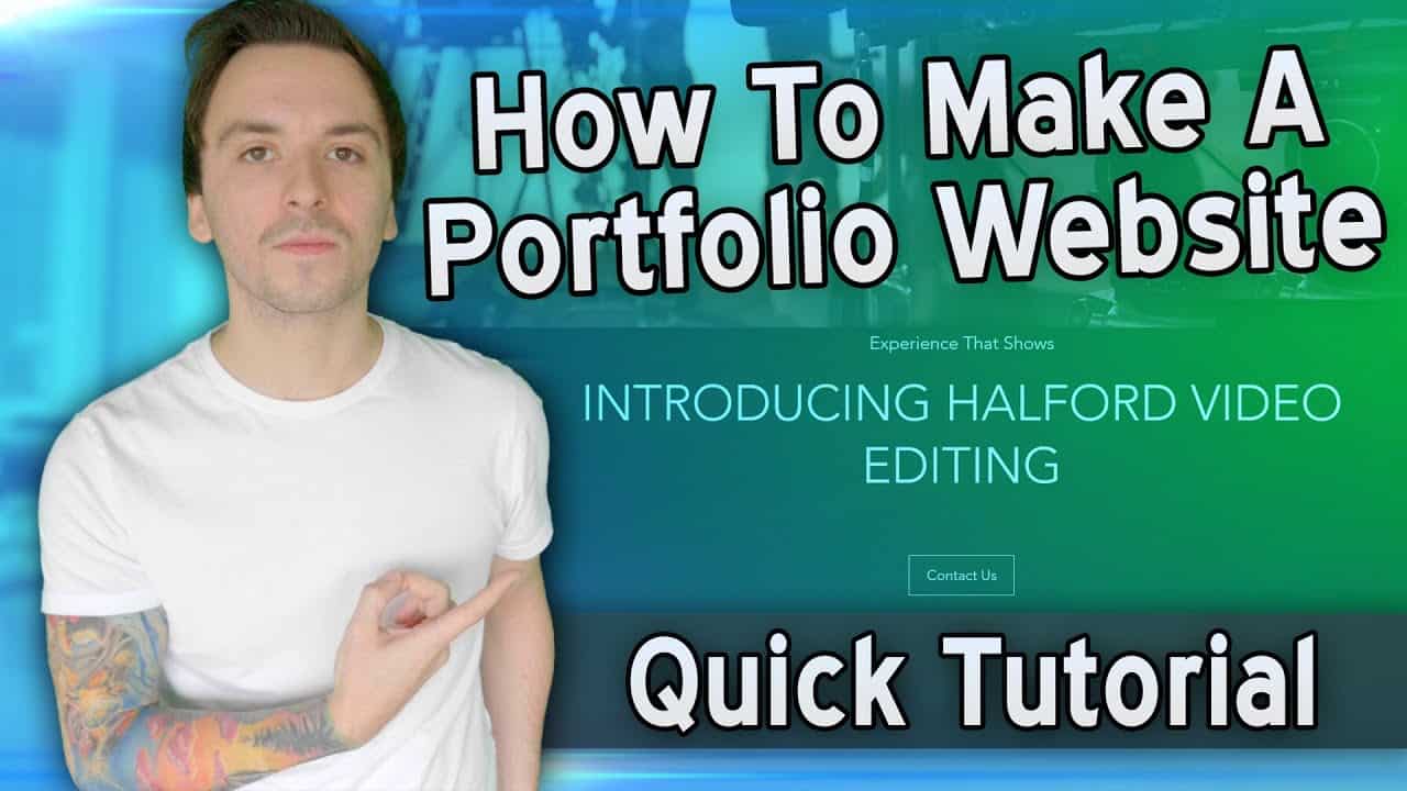 How To Make A Portfolio Website - Quick Tutorial (2021)