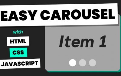 Do It Yourself – Tutorials – How to Create a Carousel (Basic) – HTML, CSS & JavaScript Web Design Tutorial