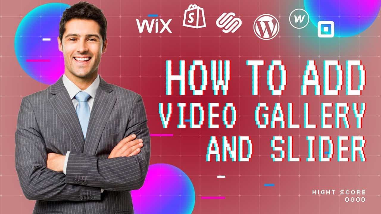 HOW TO CREATE A WEBSITE? How To Add Video Gallery And Slider at Wix.com?