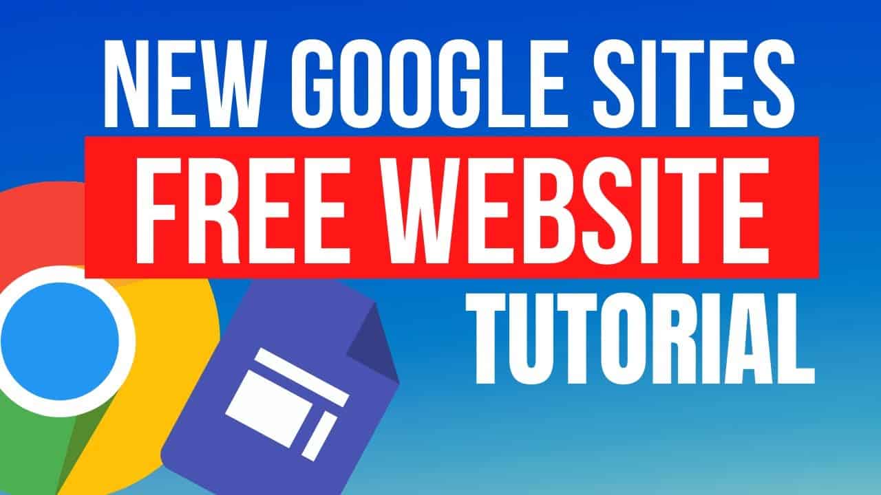 How To Make a Website For Free on Google Sites With Free Hosting (Contact Page Tutorial)