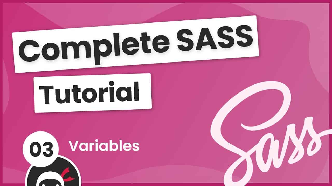 SASS Tutorial (build your own CSS library) #3 - Variables