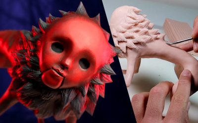 Do It Yourself – Tutorials – Making Up MY OWN Nightmare Character – Meet the "Dollfaces" – Polymer Clay Timelapse Tutorial