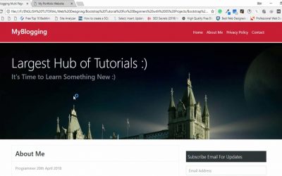 Do It Yourself – Tutorials – Bootstrap 4 Tutorial For Beginners With Projects – learn Web Design