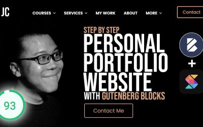 Do It Yourself – Tutorials – Create A Personal Portfolio Website with WordPress Gutenberg Blocks