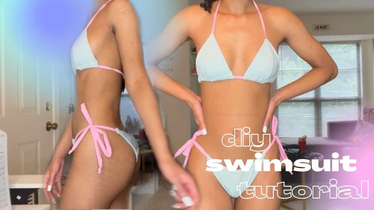 DIY: HOW TO MAKE YOUR OWN BIKINI SWIMSUIT! / Sewing Tutorial