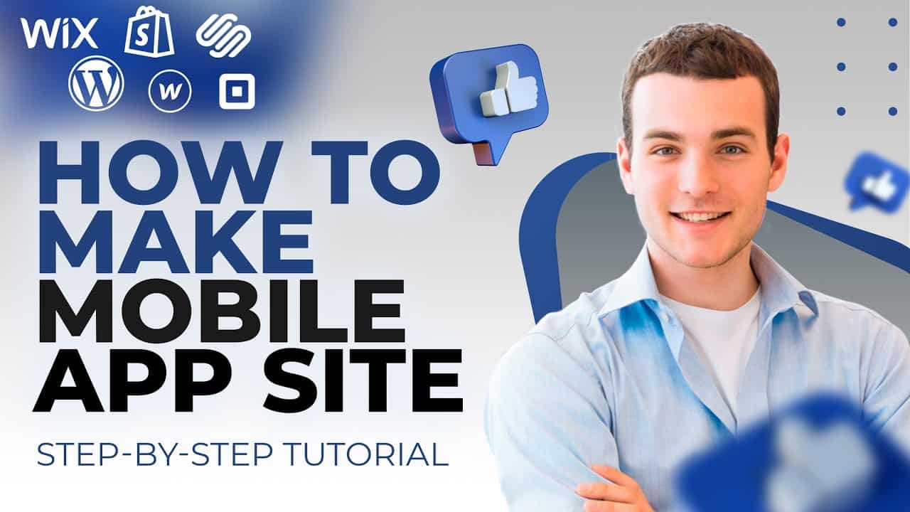 HOW TO BUILD Mobile App Website on WIX.COM? / Step By Step TUTORIAL For Beginners