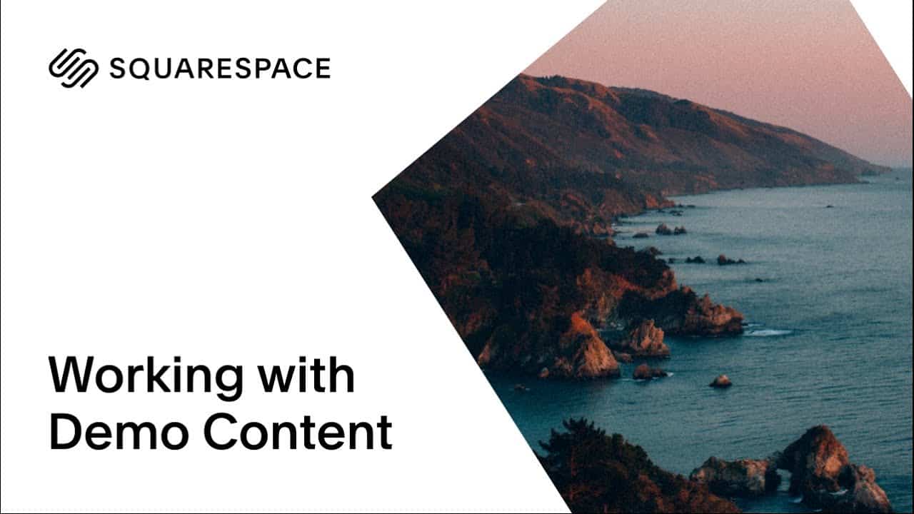 How to Work with Demo Content | Squarespace 7.0