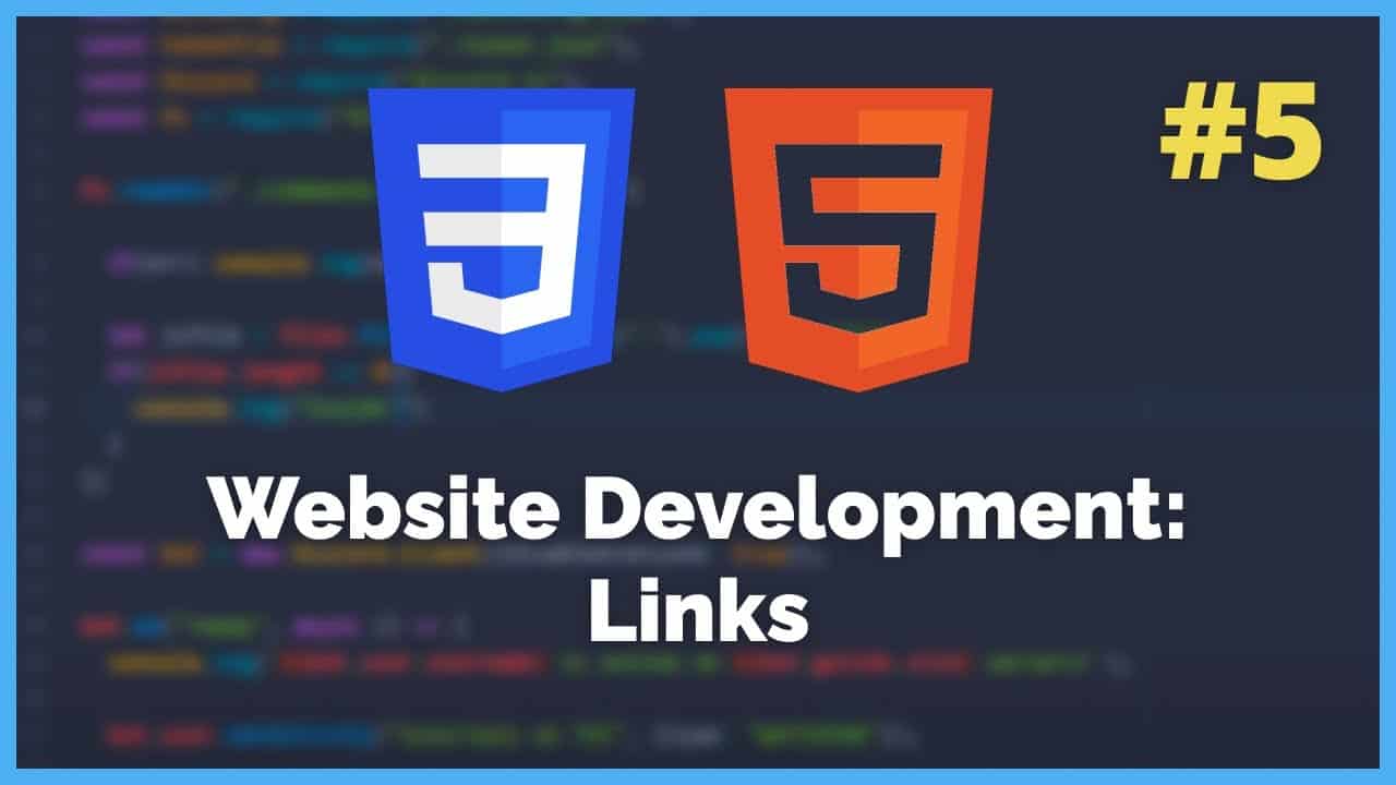 How to add links to your website - HTML/CSS Tutorial #5 (2021)