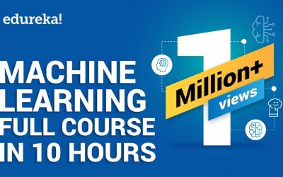Do It Yourself – Tutorials – Machine Learning Full Course – Learn Machine Learning 10 Hours | Machine Learning Tutorial | Edureka