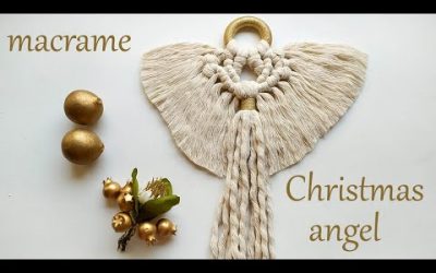 Do It Yourself – Tutorials – Macrame angel tutorial, DIY Christmas ornament, New pattern step by step, make your own decoration