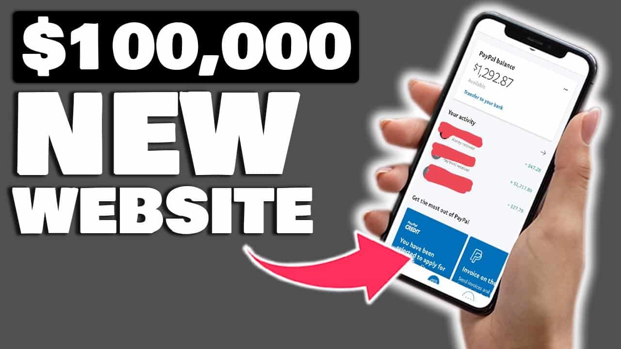 NEW Website That Pays $100,000 Paypal Money (Easy Make Money Online)