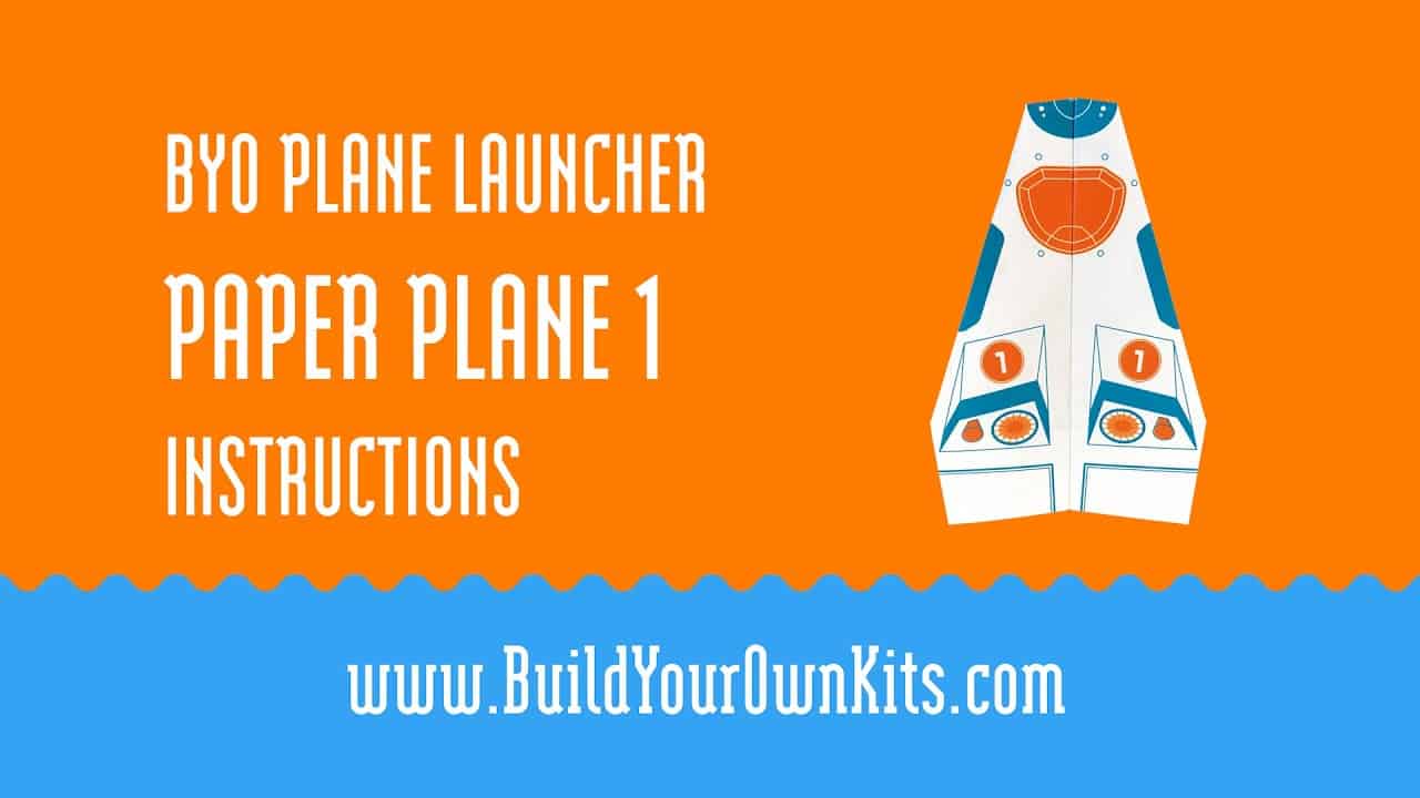 Paper Plane 1 Instructions | Build Your Own Kits