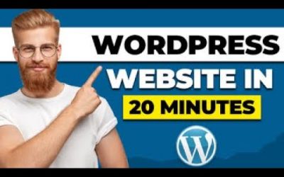 WordPress For Beginners – How To Build A Website In 20 Minutes | WordPress Tutorial 2021