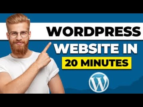 How To Build A Website In 20 Minutes | WordPress Tutorial 2021