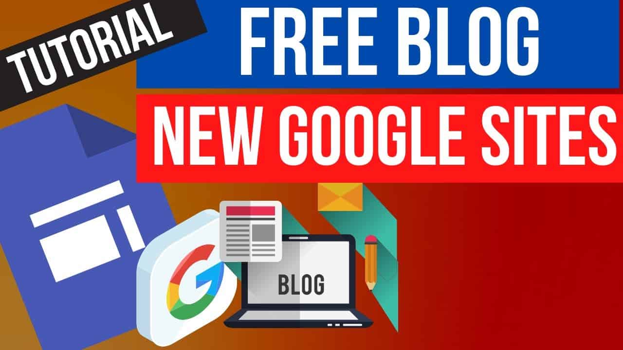 how to create a blog on google sites
