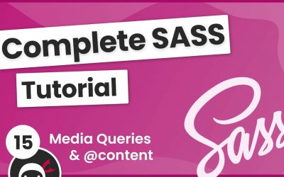 Do It Yourself – Tutorials – SASS Tutorial (build your own CSS library) #15 – Media Queries