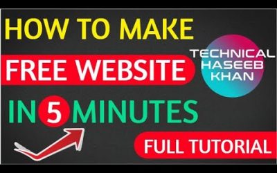 Do It Yourself – Tutorials – How To Create A Free Website – with Free Domain & Hosting | How To Create A Website For Free