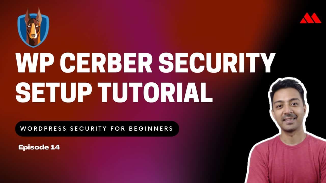 WordPress Security for Beginners Episode 14 - WP Cerber Security Setup Tutorial