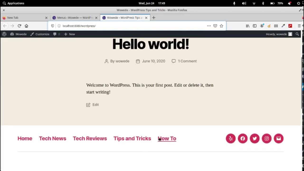 How to make your own website | a WordPress Tutorial: How to make a blog using WordPress