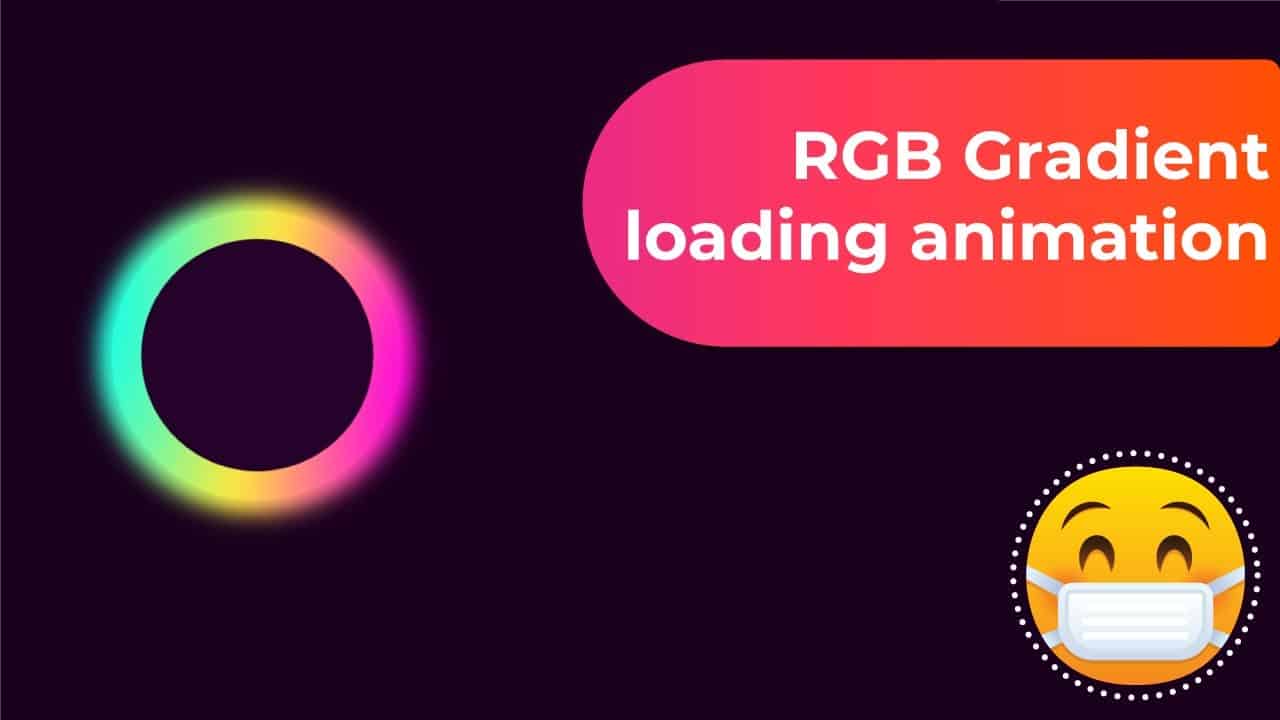 Glowing RGB Gradient loading CSS animation Effects - Ultimate CSS Animation